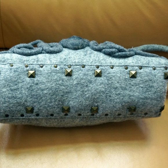 UNIQUE LARGE FELTED BAG RARE GIFT FOR WOMEN - Picture 6 of 14